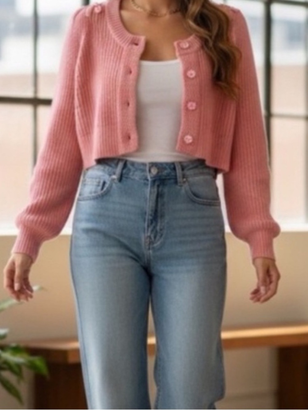 LoveShackFancy Branton Cashmere Cardigan